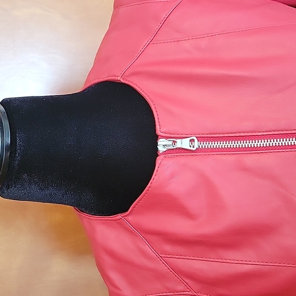 Zara Basic Red coat - Picture 3 of 7